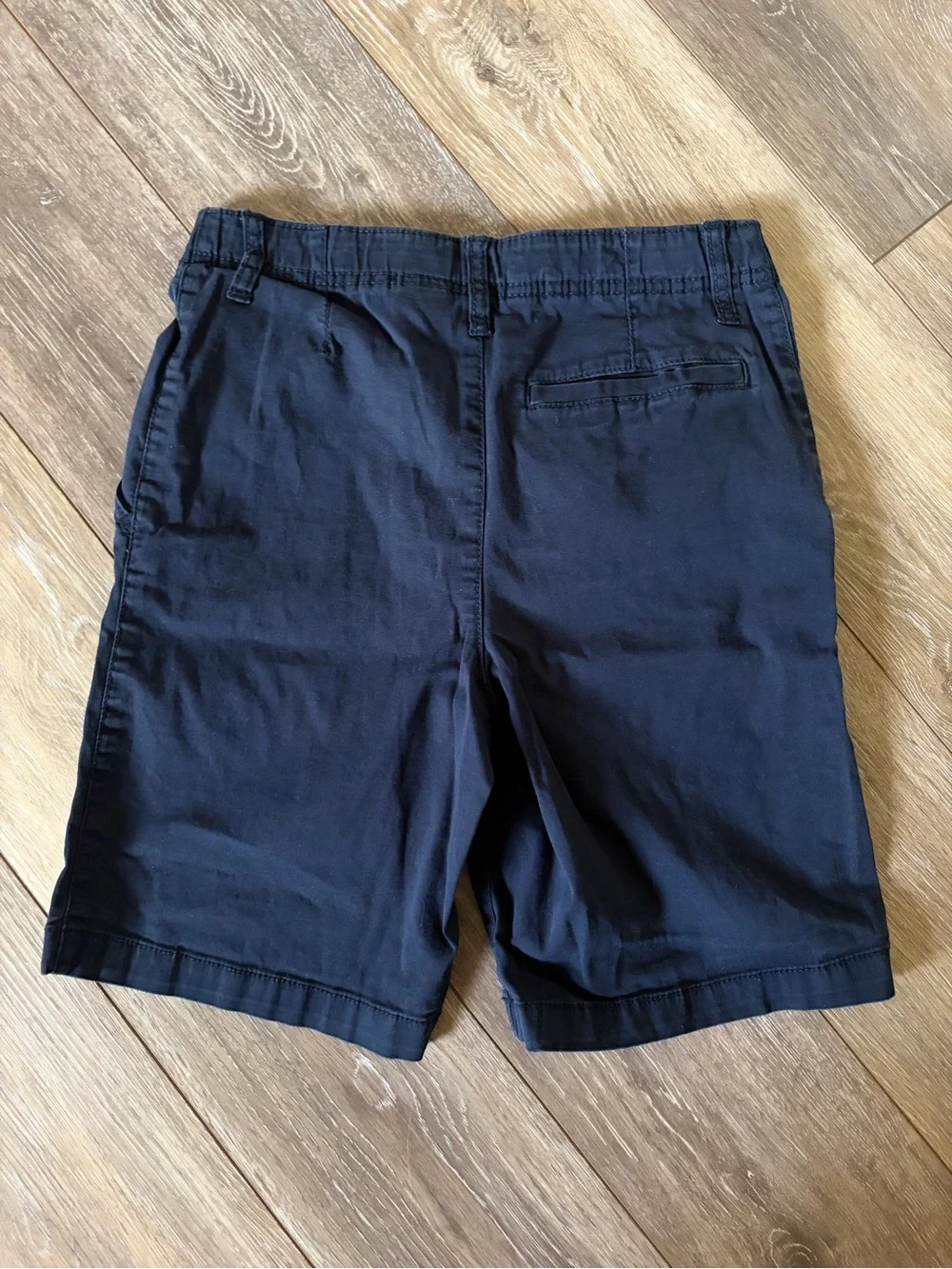 OshKosh B’gosh Flat-Front Navy Cotton Chino Shorts